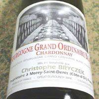 Christophe BRYCZEK BOURGOGNE GRAND ORDINAIRE BLANC 2003