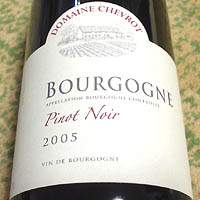 DOMAINE CHEVROT BOURGOGNE Pinot Noir 2005