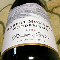 ROBERT MONDAVI WOODBRIDGE Pinot Noir 2006