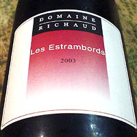 DOMAINE RICHAUD Les Estrambords 2003