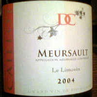 DOMAINE MICHEL CAILLOT MEURSAULT Le Limozin 2004