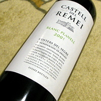 CASTELL DEL REMEI BLANC PLANELL 2001